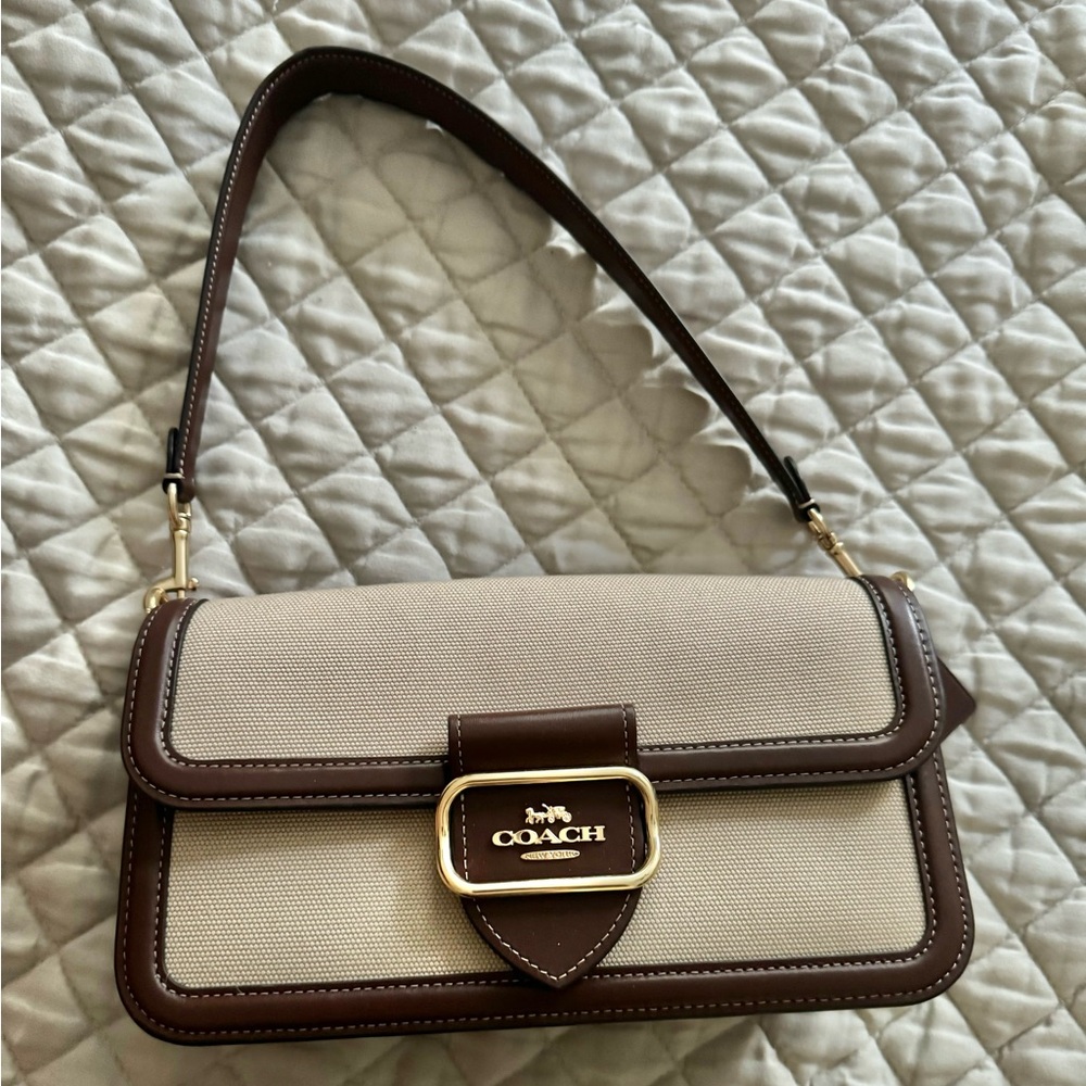 Coach Shoulder Bag, Canvas, Morgan